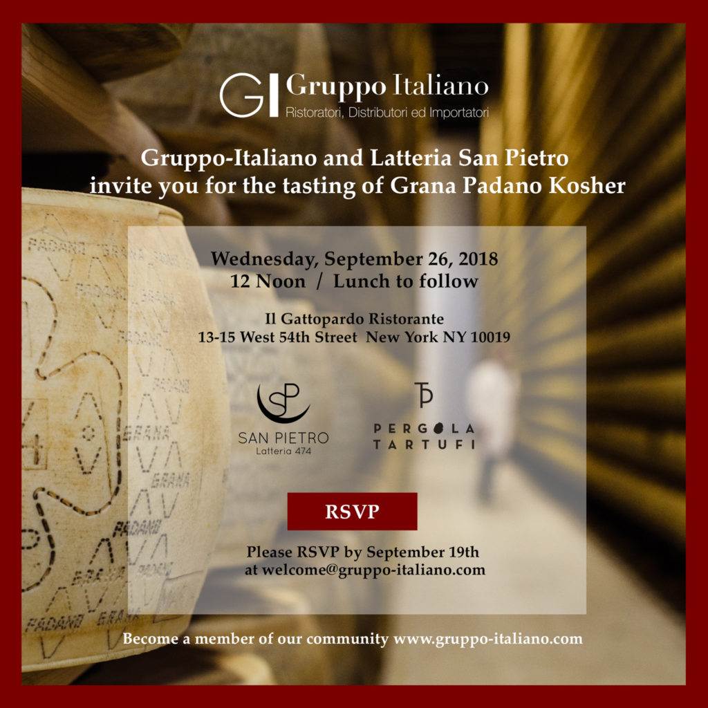 Grana Padano flies to the States with Latteria San Pietro