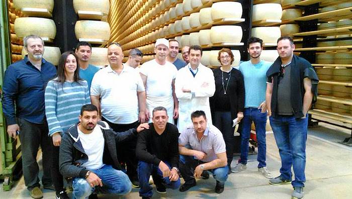 Israeli chefs visiting Latteria San Pietro