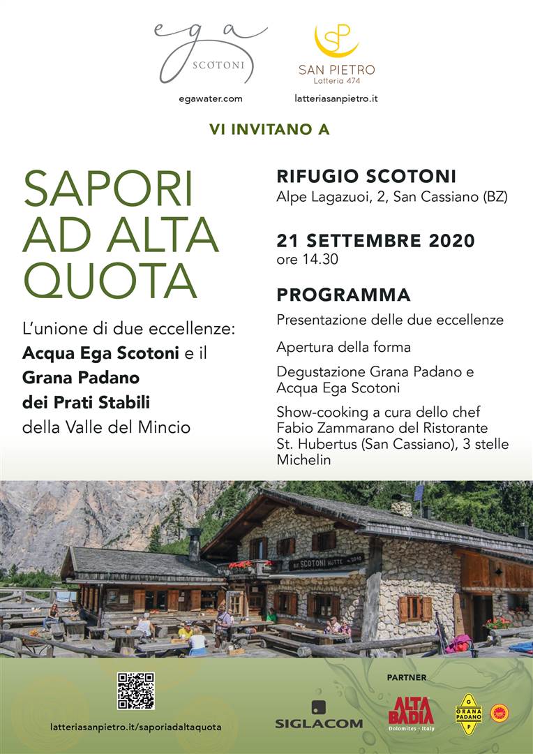 L'incontro di due eccellenze: Sapori ad alta quota