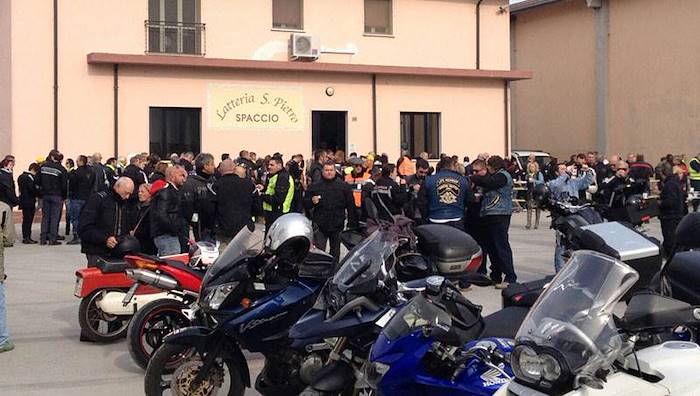 Motorcycle rally in  San Pietro