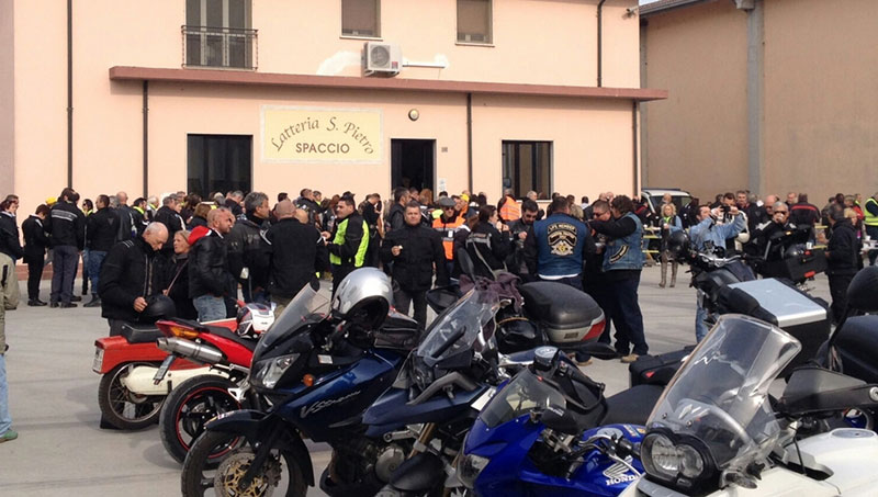 Motorcycle rally in  San Pietro