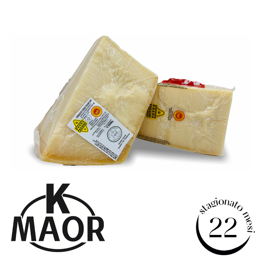 Grana Padano DOP Kosher 22 mesi - 1 kg