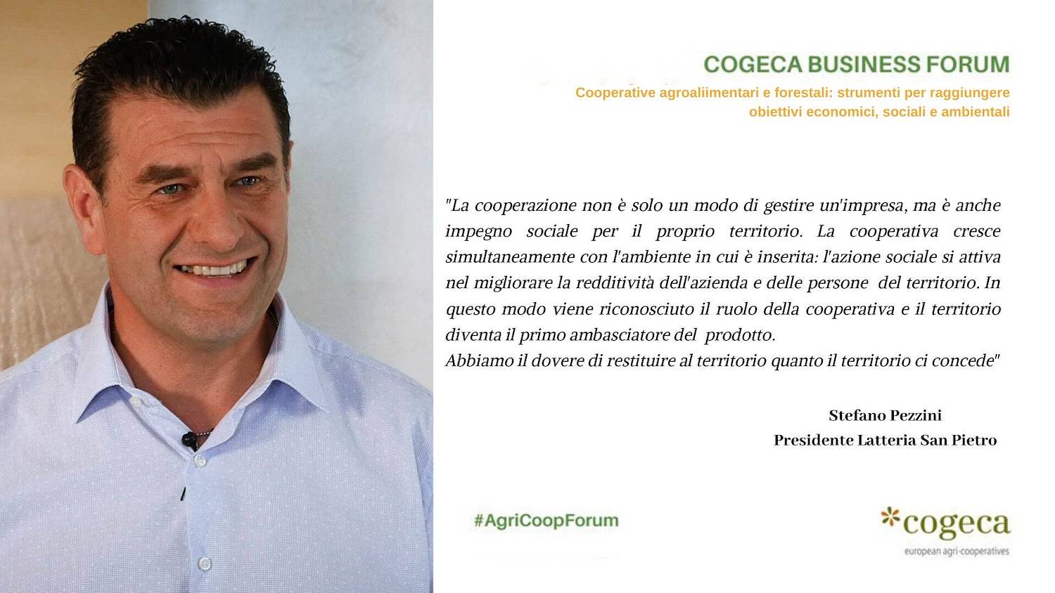 San Pietro rappresenta la cooperazione italiana a Bruxelles